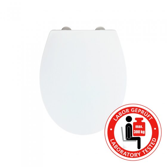 WC-Sitz Mod. Ostuni, belastbar mit 300 kg, recyclebarer Thermoplast mit Absenkautomatik 