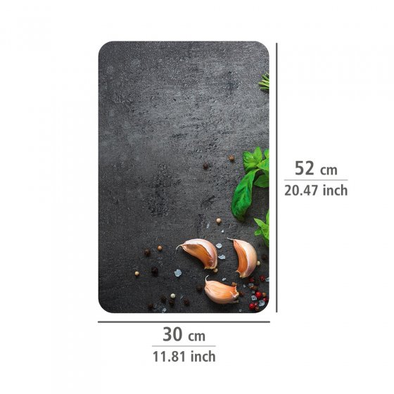 Herdabdeckplatten Universal Kräuter 2er Set, für alle Herdarten 