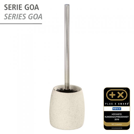 WC-Garnitur Mod. Goa Beige, in Naturstein-Optik
