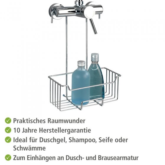 Thermostat-Dusch-Caddy Mod. Milo Edelstahl, rostfrei