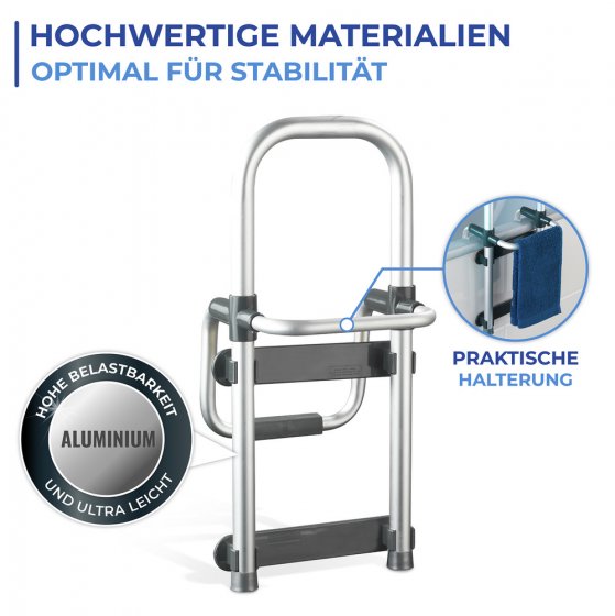 Badewannen-Einstiegshilfe Mod. Secura, verstellbare Einstiegshilfe