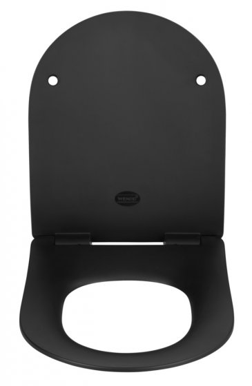 Premium WC-Sitz Mod. Sedilo matt Schwarz, aus antibakteriellem Duroplast 