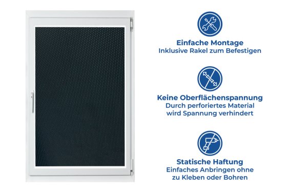 Sonnenschutzfolie perforiert, 56 x 200 cm 