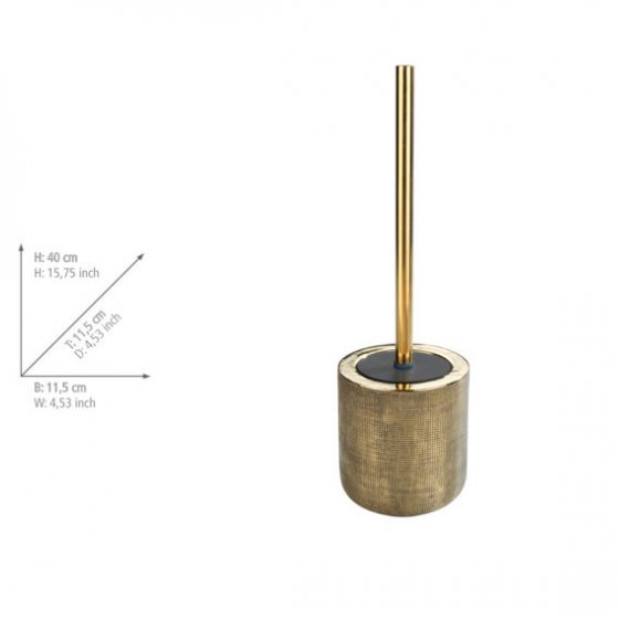 Keramik WC-Garnitur Mod. Rivara Gold, handbemalt