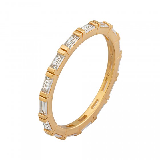 Ring 925 Silber vergoldet mit Zirkonia 