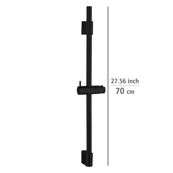 Duschstange Mod. Classic Schwarz 70 cm, 70 cm 