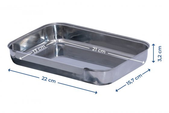 Panier-Set Edelstahl 3-teilig, rostfrei, spülmaschinengeeignet 