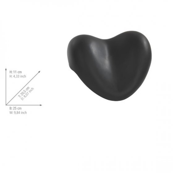 Kopf- und Nackenkissen Mod. Tropic Black, für die Badewanne