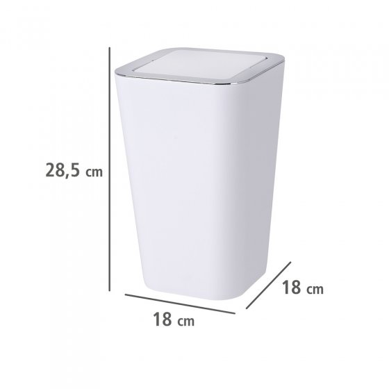 Schwingdeckeleimer Mod. Candy White, 6 Liter 