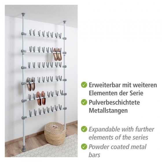 Teleskop-System Mod. Herkules Shoes, für 48 Paar Schuhe