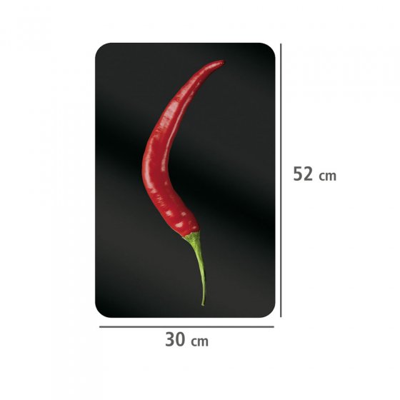 Herdabdeckplatten Universal Hot Peperoni 2er Set, für alle Herdarten