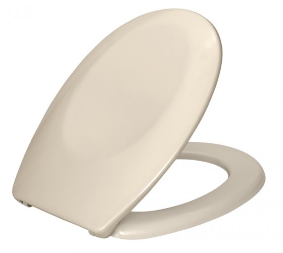 WC-Sitz Mod. Bergamo Beige, aus antibakteriellem Duroplast