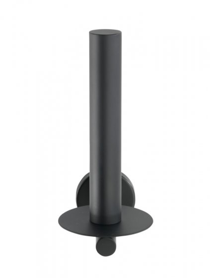Toilettenpapier-Ersatzrollenhalter Mod. Bosio Black, rostfrei 