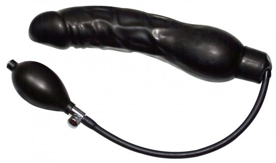 Dildo Black Latex Balloon 