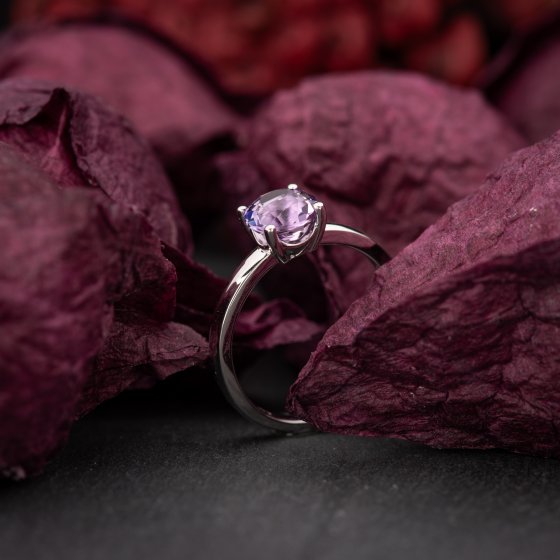 Ring Gold 585 mit Amethyst 