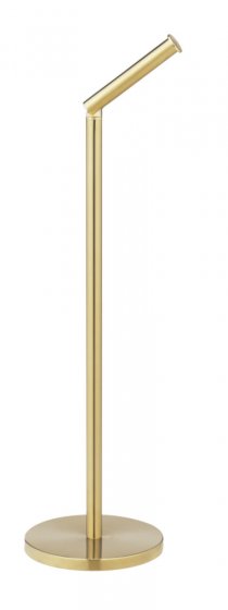 2in1 Stand Toilettenpapierhalter Gold, platzsparend, für bis zu 4 Ersatzrollen 