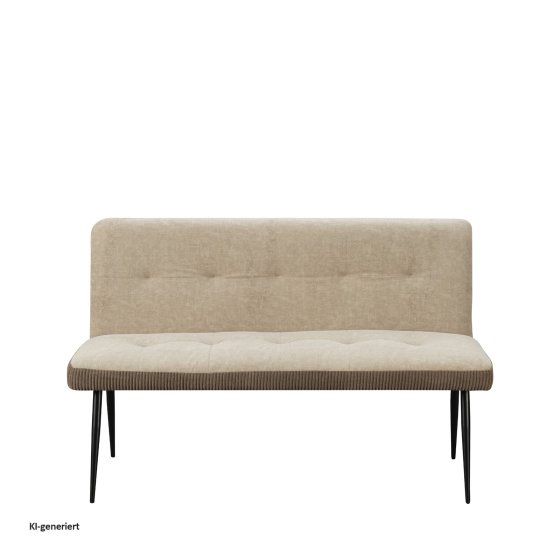 Bank 3-Sitzer Taupe Joschka 