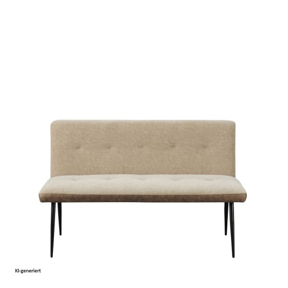 Bank 3-Sitzer Antikbraun/Taupe Joschka 