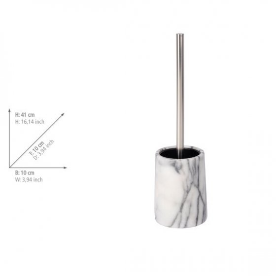 WC-Garnitur Mod. Onyx, aus Marmor