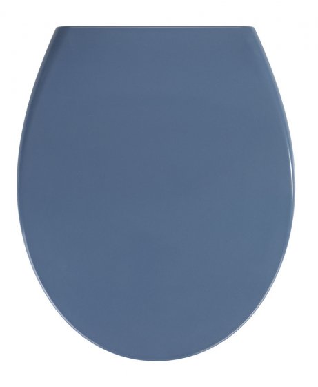Premium WC-Sitz Mod. Samos Slate Blue, aus antibakteriellem Duroplast
