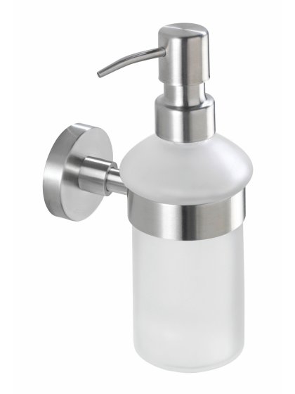 Seifenspender Mod. Bosio Edelstahl matt, Fassungsvermögen ca. 200 ml 