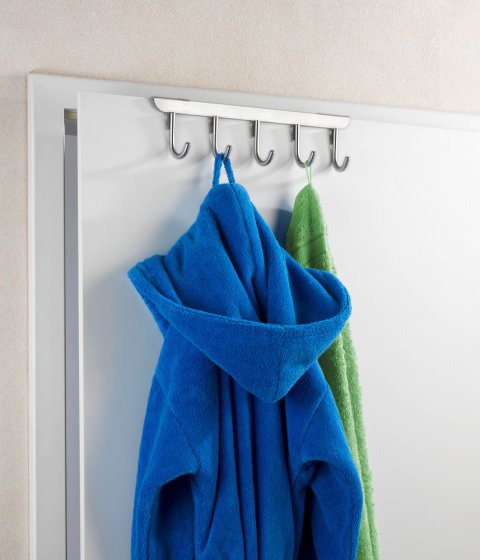 Türgarderobe Mod. Asola mit 5 Haken Edelstahl, rostfrei