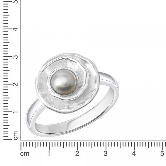 Ring 925 Silber Süßwasserzuchtperle 