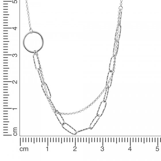 Halskette 925 Silber diamantiert 