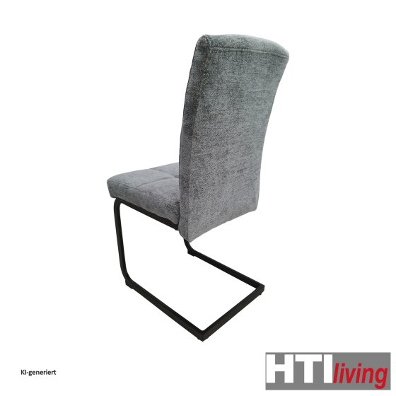 Schwingstuhl 4er Set Kinsey Grau 