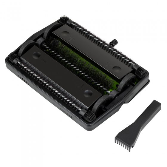 Teppichkehrer Grün, stromloser Betrieb 