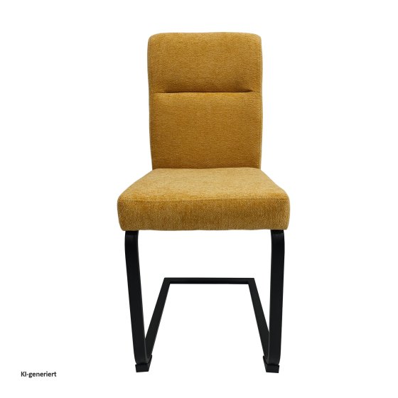 Schwingstuhl Liron Gelb 2er-Set 