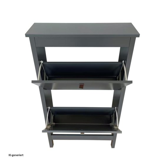 Schuhschrank Hayet Grau 
