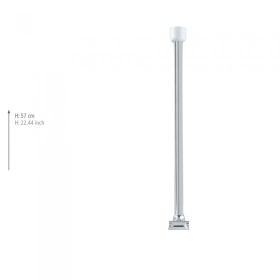Deckenstütze für Teleskop-Duschstange Chrom, für Stangen mit Ø 2 / 2,5 cm 