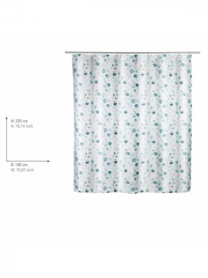 Duschvorhang Mod. Pioppo, Textil (Polyester), 180 x 200 cm, waschbar 