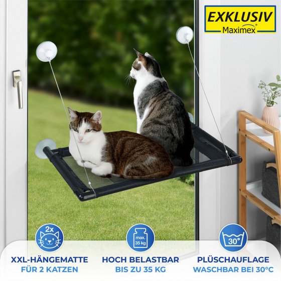 Katzen-Hängematte XXL, für bis zu 2 Katzen 