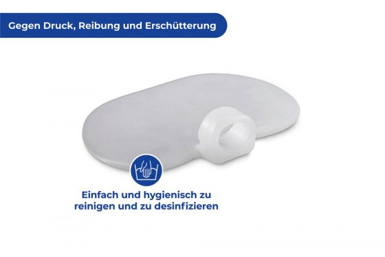 Fußballen Gel-Polster, 6er Set, mindern Druck und Reibung 