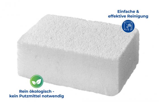 Anti-Krusten-Stein, 6er Set, aus innovativer Glasstruktur 