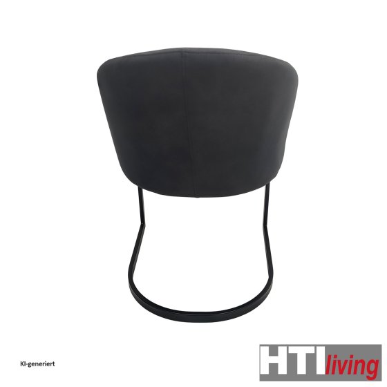 Esszimmerstuhl 2er Set Vemal Schwarz 