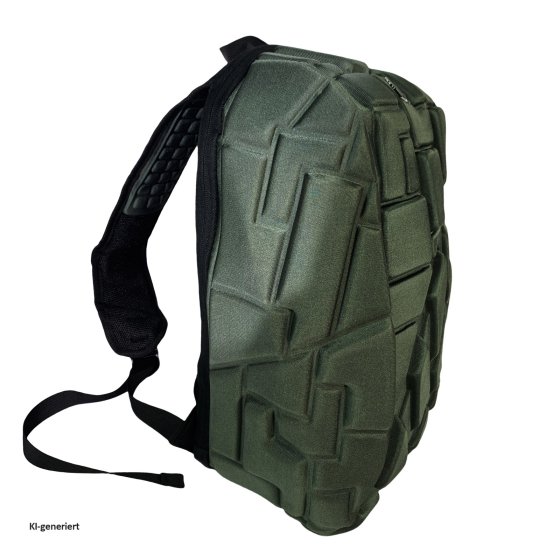 Stylischer Rucksack mit Hartschalen-Optik Ideal für Alltag, Schule und Reisen 