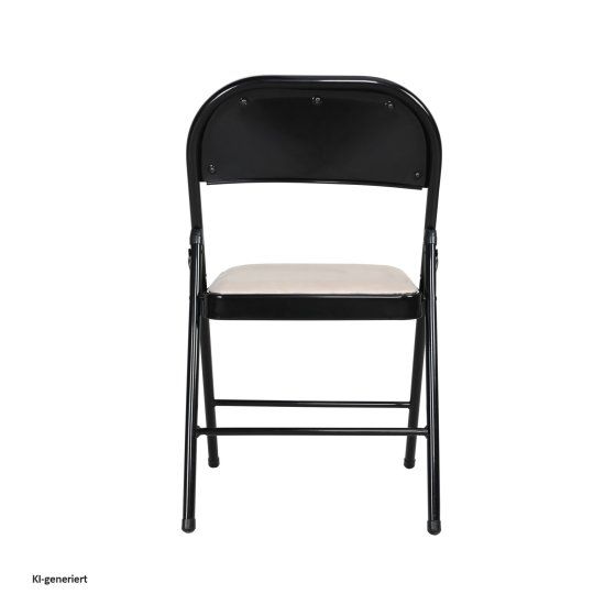 Klappstuhl Wedigo Velvet Beige 4er-Set 