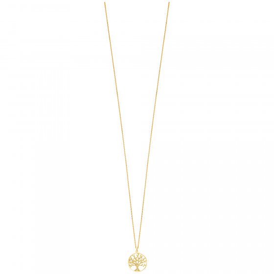 Anhänger mit Kette 925/- Sterling Silber vergoldet  Motiv Lebensbaum 