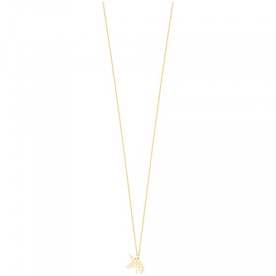 Anhänger mit Kette 925/- Sterling Silber vergoldet  Einhorn 