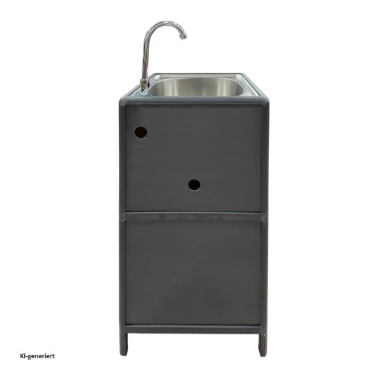 Outdoorspüle S Gerti Grau 