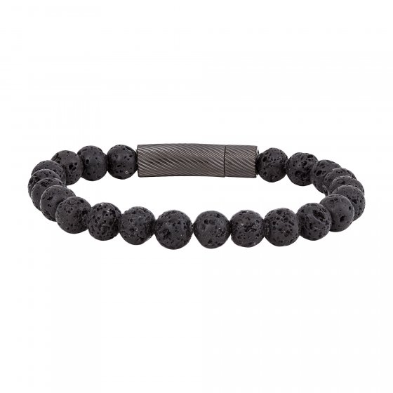 Armband Lavakugeln 21cm mit magnetischem Edelstahlverschluß 