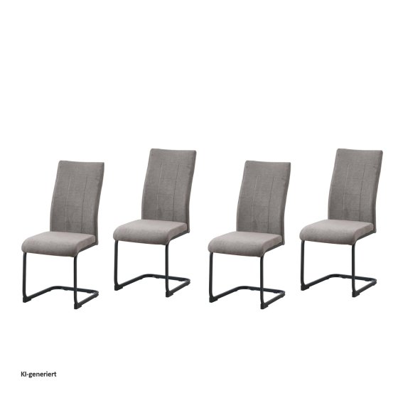 Esszimmerstuhl LennyP 4er-Set Braun 