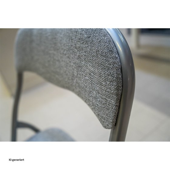 Klappstuhl 4er Set Dima Fabric Grau 