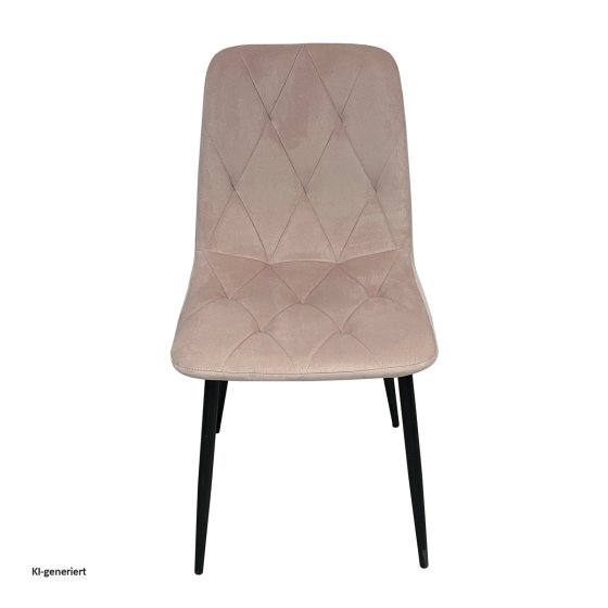 Stuhl Mesa Eco 2er-Set Velvet Rosa 