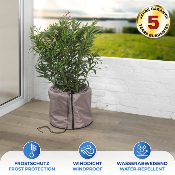 Thermo Pflanztopf-Sack, 45 x 55 cm, gegen Bodenfrost, wasserabweisend 