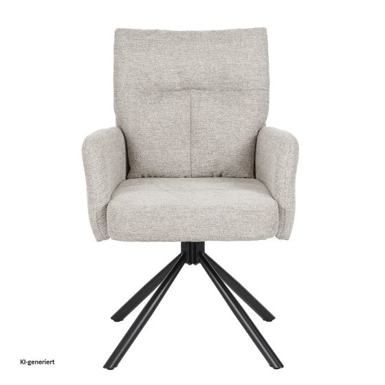 Esszimmerstuhl Kyra Beige 2er-Set 
