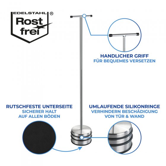 Türstopper Mod. Big Boy ES, aus massivem und rostfreiem Edelstahl 